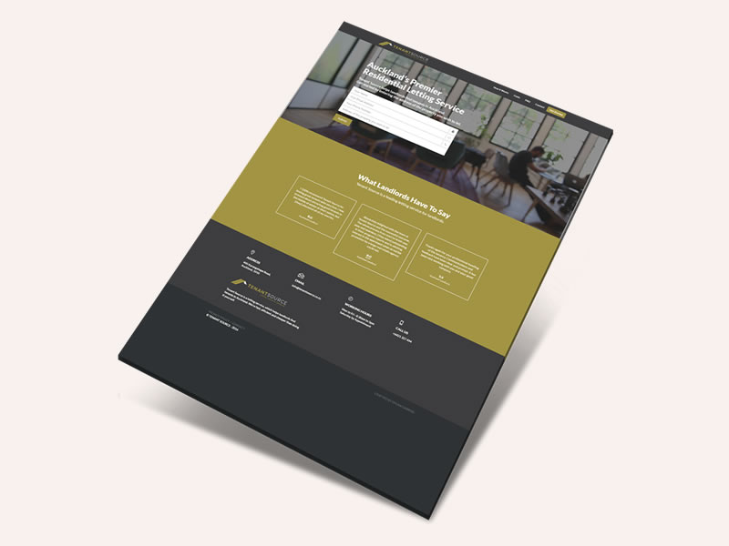 Tenant Source Website Design Auckland